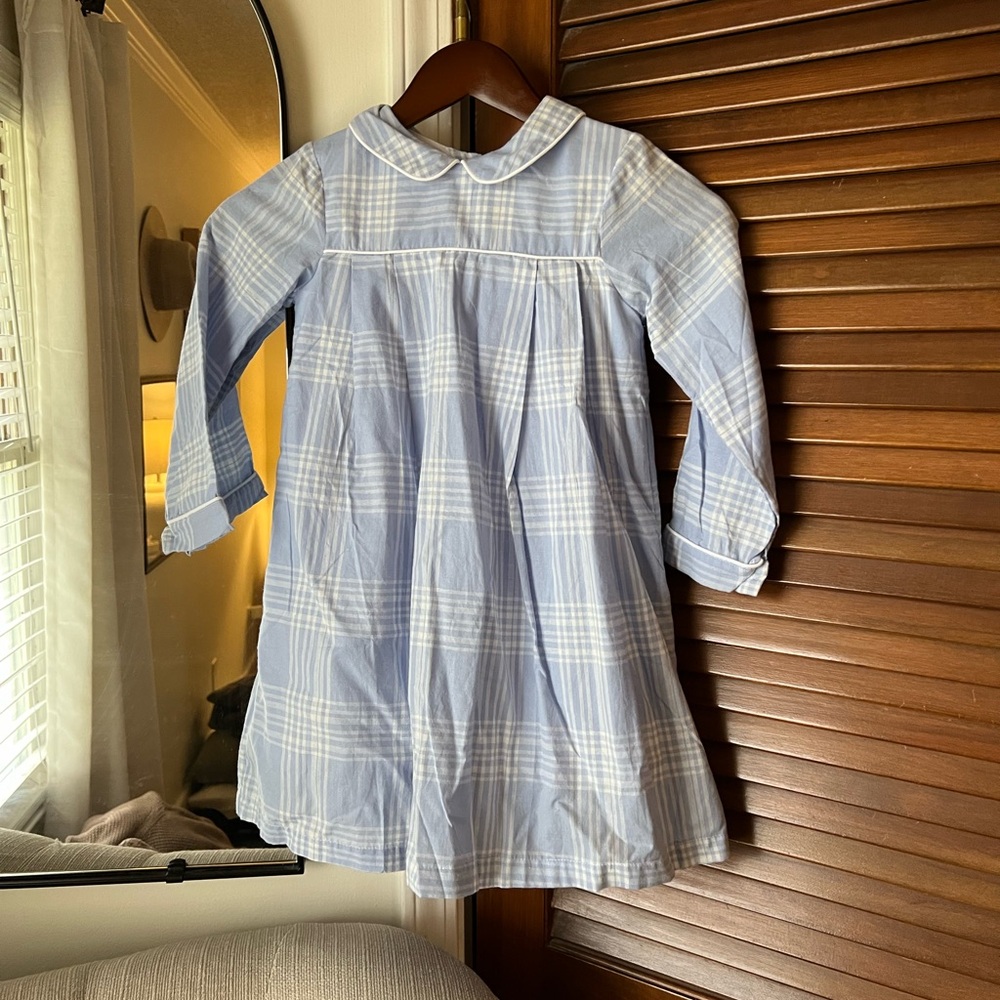 Blue Plaid Dress